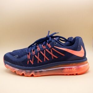 Nike Air Max 2015 Obsidian Orange Athletic Shoes 698903-408 Women's Size 7.5